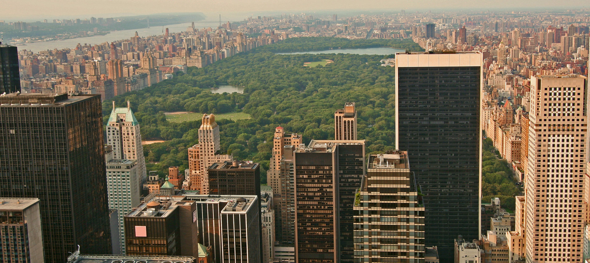 Central Park at sunset